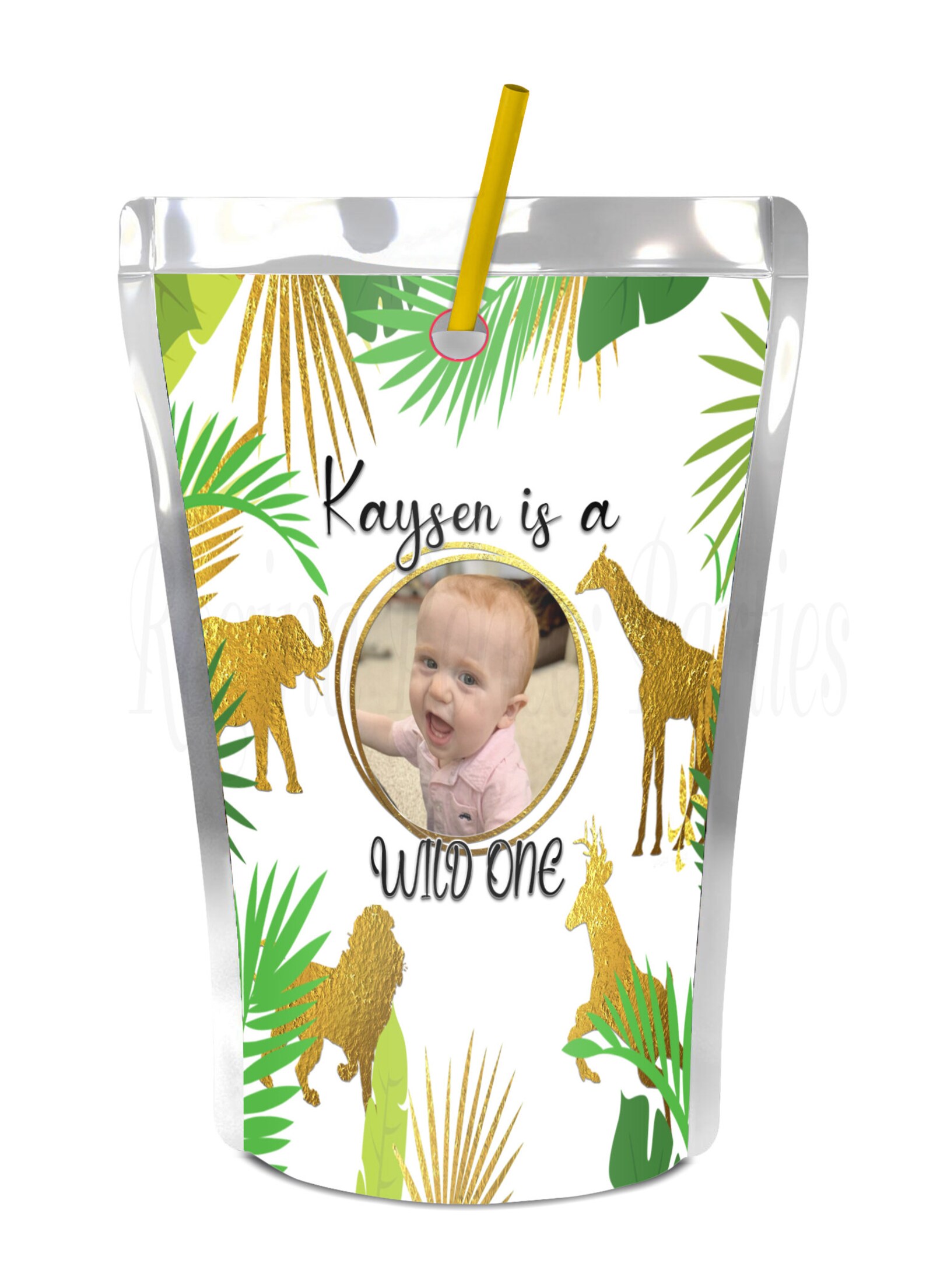 Wild ONE Juice Pouch Labels Wild ONE Party Wild ONE - Etsy