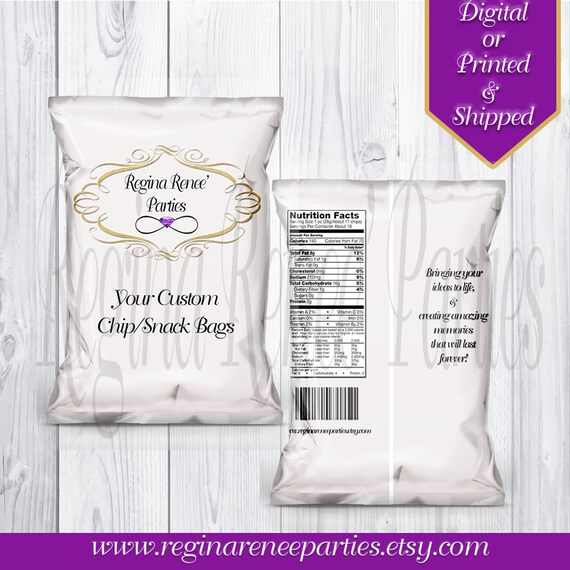 customized snack bags