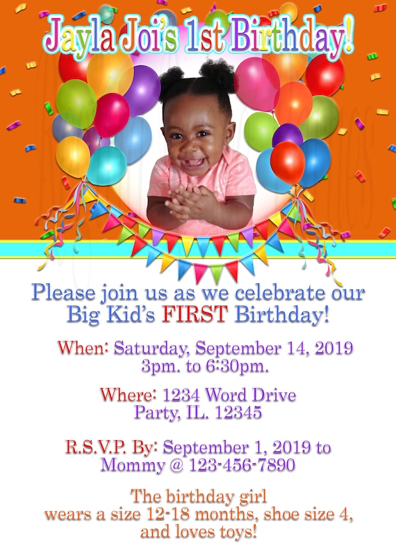 Custom party invitations discount