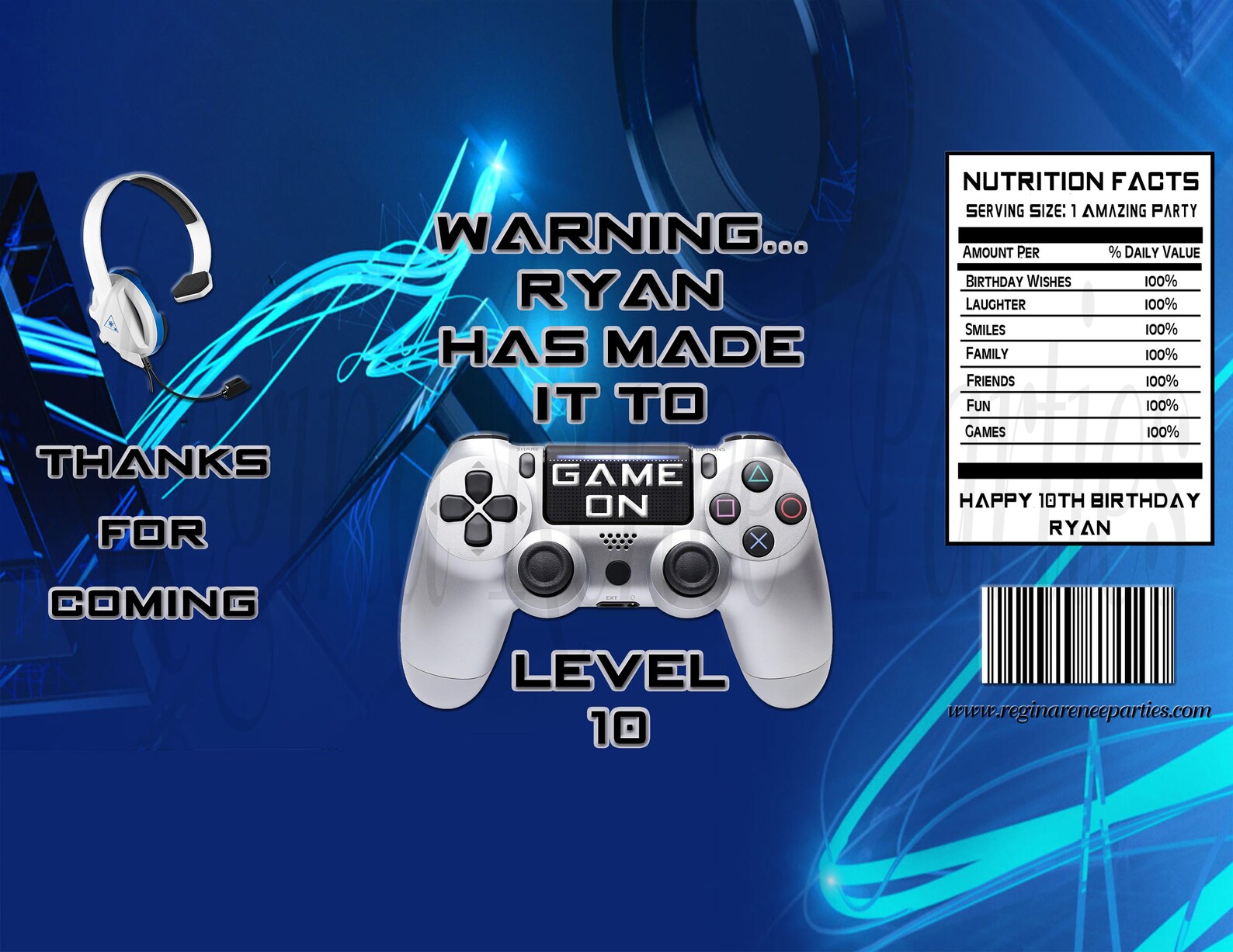 Video Game Chip Bags Video Game Treat Bags Video Game Etsy