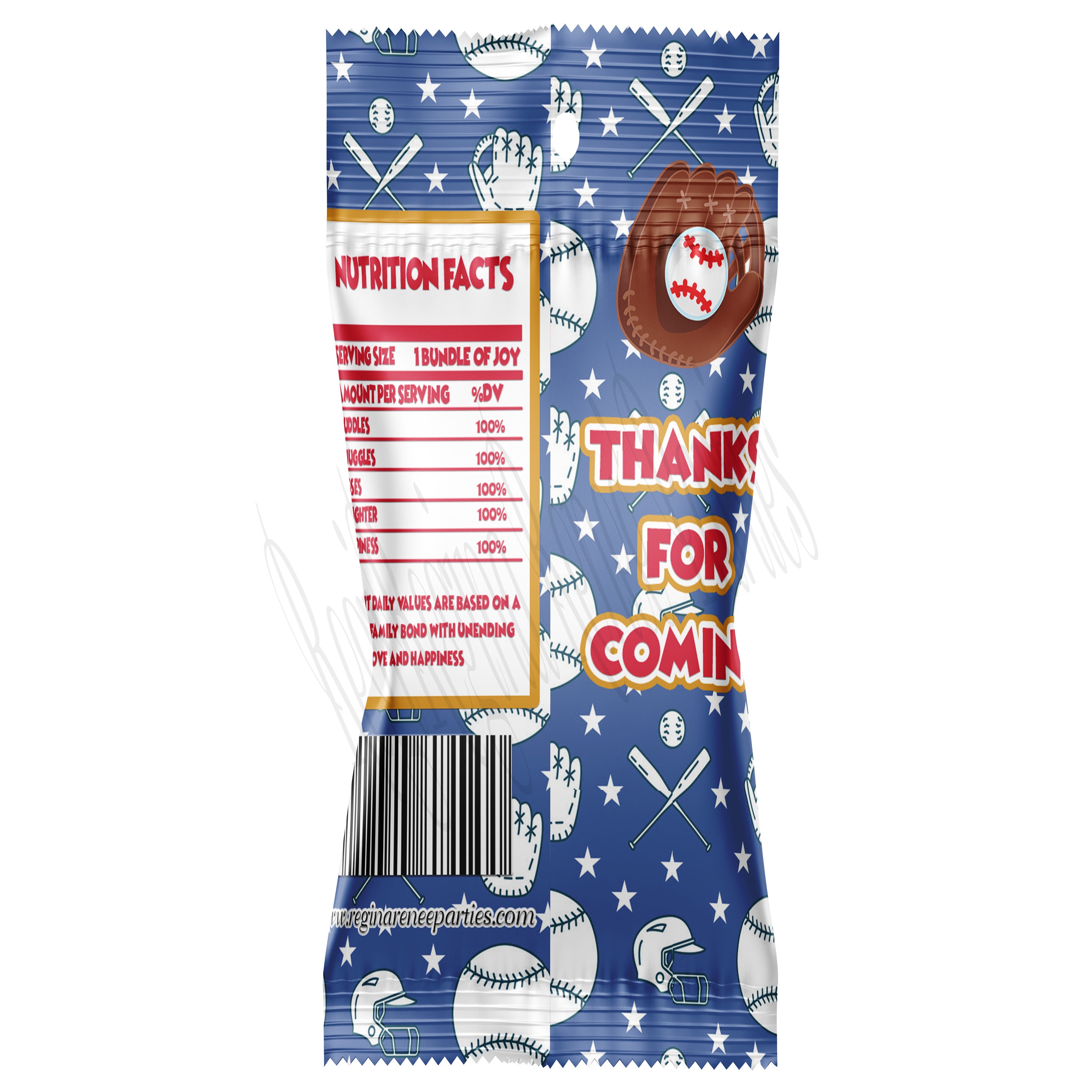 Baseball Slugger Peanut Bag Wrappers Our Little Slugger Etsy