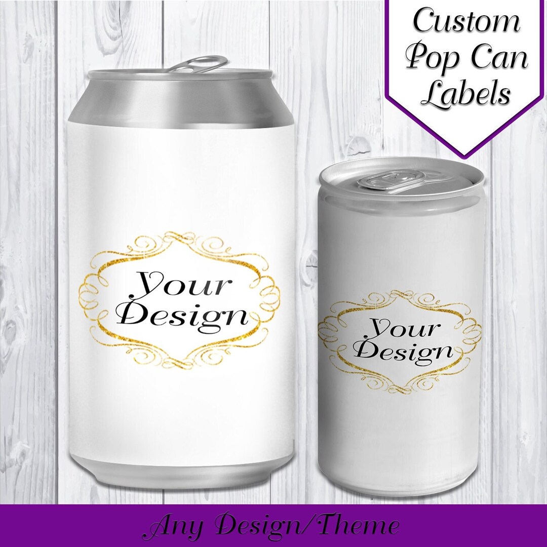 Custom Pop Can Wrappers | Pop Can Wrappers | Soda Can Wrappers | Custom ...