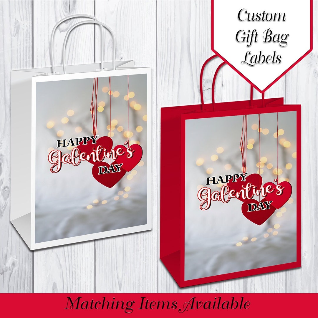 Happy Galentine's Day Gift Bag Labels Galentine's Day Galentine's Gifts