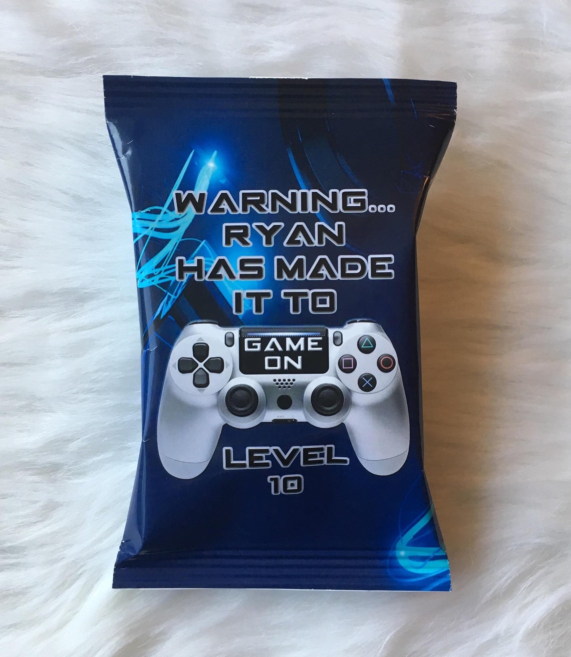 Video Game Chip Bags Video Game Treat Bags Video Game Etsy