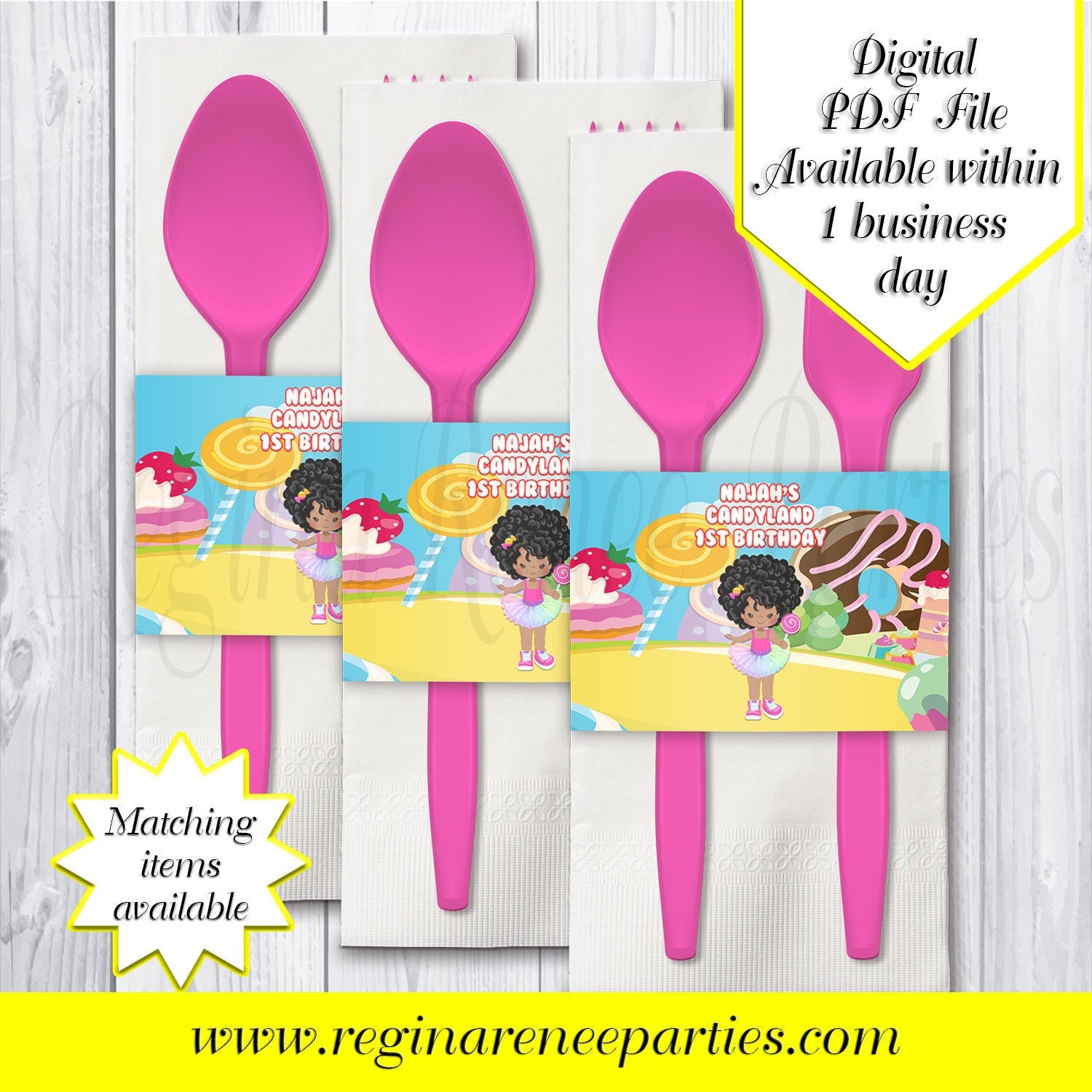 Candyland Theme Party Napkin Rings Candyland Party Candyland Birthday Candyland Favors Party Napkins Party Supplies Napkin