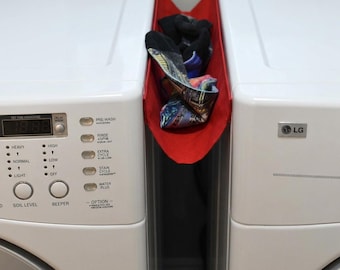 Tapa grande para el espacio entre lavadora y secadora / Magnética / Evita la pérdida de calcetines, organizador para el cuarto de lavado