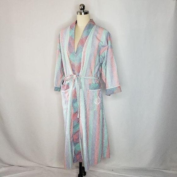 CHRISTIAN DIOR Vintage 80s Bright glamour Robe