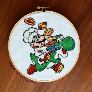 Yoshi&#39;s Cookie Cross Stitch Pattern -PDF PATTERN ONLY-