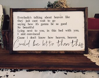 Song lyric signs | Etsy