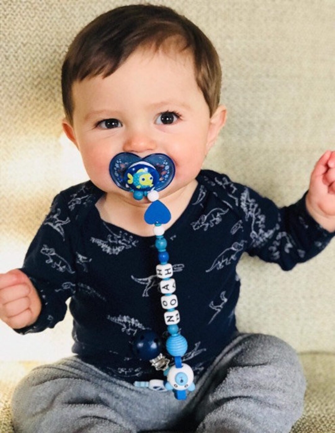 Baby Newborn Pacifier Pacifier Clip Boy Girl Etsy Ireland