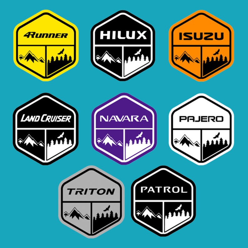 Vinyl Sticker Waterproof Decal Forest Mountains Adventure