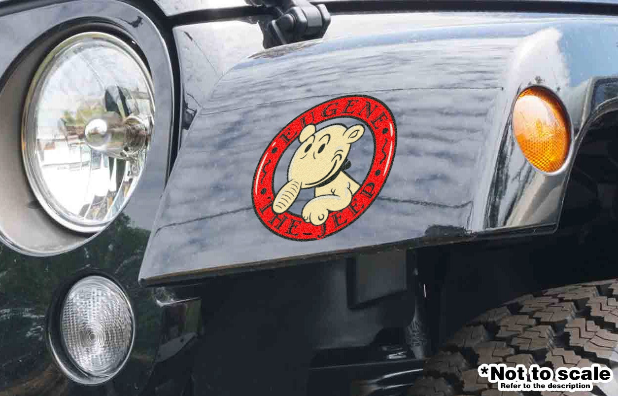 Eugene The Jeep Decal Stickers | Etsy