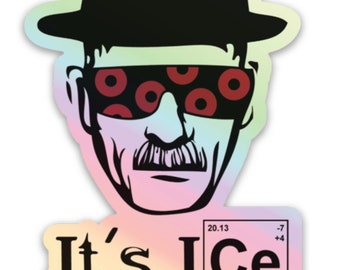 2 Pack-Hologram ‘It’s Ice’ Phish Sticker - Die Cut