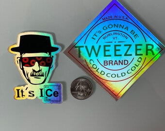 2 Pack-Hologram ‘It’s Ice’ & ‘Tweezer’ - Free Shipping!