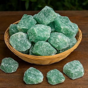 Rough Green Fluorite Crystal Chunk, Natural Raw Green Fluorite Crystals, Healing Crystals, Crystals for Altars & Rituals, Home Decor