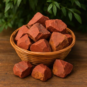 Rough Red Jasper Stone, Raw Red Jasper Crystals, Gemstones & Rocks, Natural Red Jasper, Home Decor, Healing Crystals, Crystals for Altars
