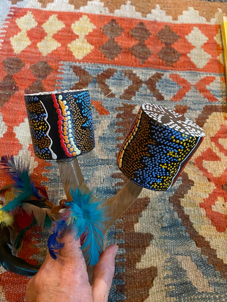 Shamanic Natural Shaker Rattle Energy Cleaning Percussion Tool Etsy UK