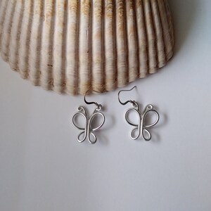 Butterfly Earrings | Aluminum Earrings | Unique Jewelry | Dangle Earrings