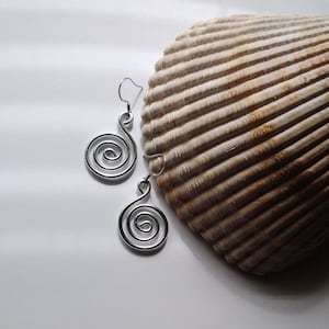 Swirl Earrings | Dangle Earrings | Casual Earrings | Lightweight Earrings | Handmade Jewelry