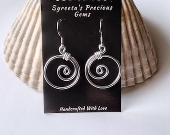 Unique Earrings, Dangle Earrings, Drop Earrings, Lightweight Earrings, Aluminum Jewelry