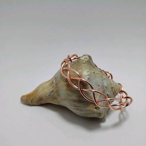 Braided Copper Bracelet, Handmade Wire Bracelet, Copper Cuff Bracelet, Copper Bracelet image 3