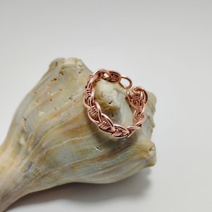 Wire Wrapped Copper Ring, Handmade Ring, Copper Jewelry, Copper Ring bild 2