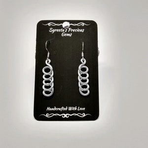 Dangle Earrings, Handmade Jewelry, Lightweight Earrings, Unique Earrings, Casual Earrings