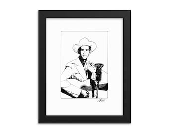 Ol' Hank Williams Framed Poster