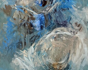 Spin Cycle,   Mixed Media Painting Original