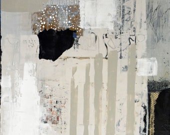 Original Abstract Painting  'Excavation Series'  Quadriptych Mixed Media