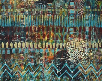 Mixed Media, Acrylic, Original Painting #PPITCHERART