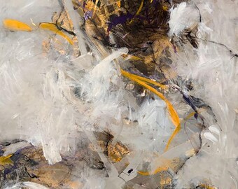Sunflower   Mixed Media Painting Original
