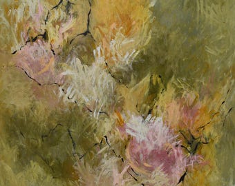 Fractured Hope, Mixed Media Painting, Original