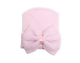 newborn baby hats for hospital pink