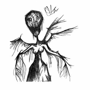 8.5x11 Art Print, Horror Art Print, Macabre Art, Creepy Drawings, Graphite Drawings, Wall Decor, Wall Art, Art Decor, Drawings, Gothic Art