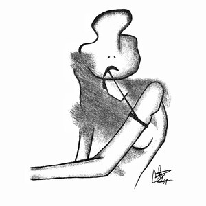 5x7 Art Print, Horror Art Print, Macabre Prints, Graphite Drawings, Small Prints
