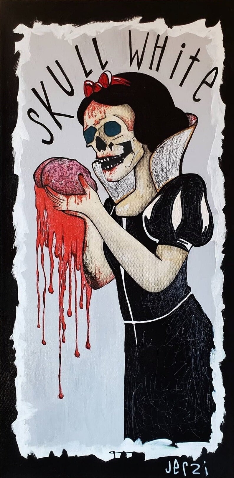 Skull Snow White Pop Surrealism Punk Rock Movie Art Skull White Dark Art Witch 5x10 Art Print Contemporary Dark Disney Goth Art Prints Giclee Startfi Io Skull Snow White Pop Surrealism Punk Rock Movie Art Skull White Dark Art Witch 5x10 Art Print Contemporary Dark Disney Goth Art Prints Giclee Startfi Io