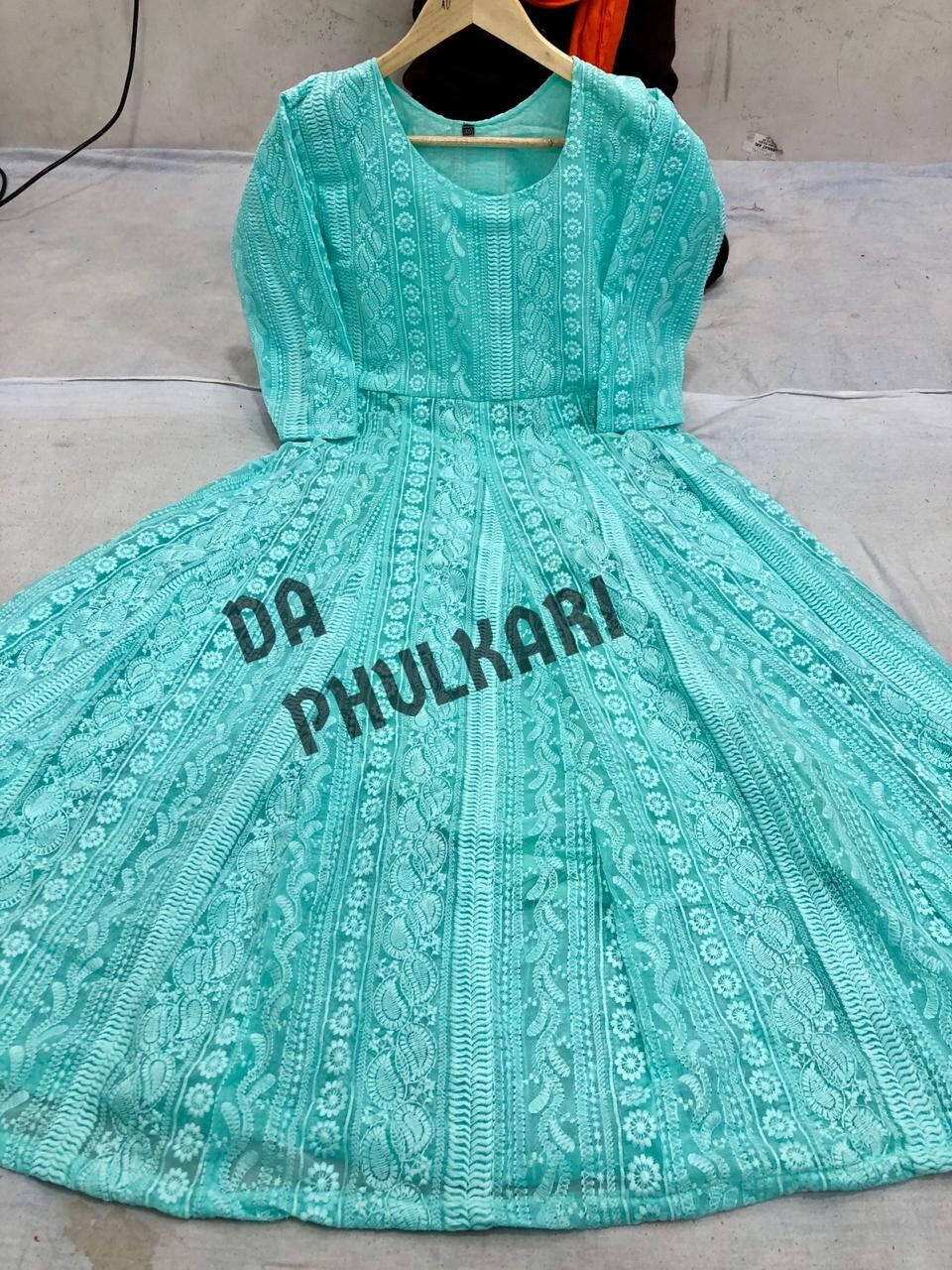 phulkari anarkali