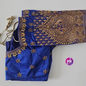 Embroidered Silk Blouse - Etsy