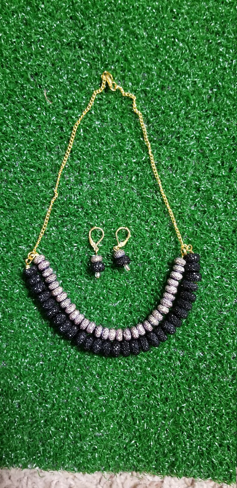 Fashion Beads Double layer Necklace MK Fashionkart Indian Etsy