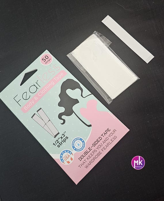 fashion tape for dress Fabric Tape,Double Sided Fabric Hem Tape for Clothes Pants Curtains,No Sew  Hemming Fashion Tape for Clothes to Stay in Place,Dress Tape Fabric to Skin