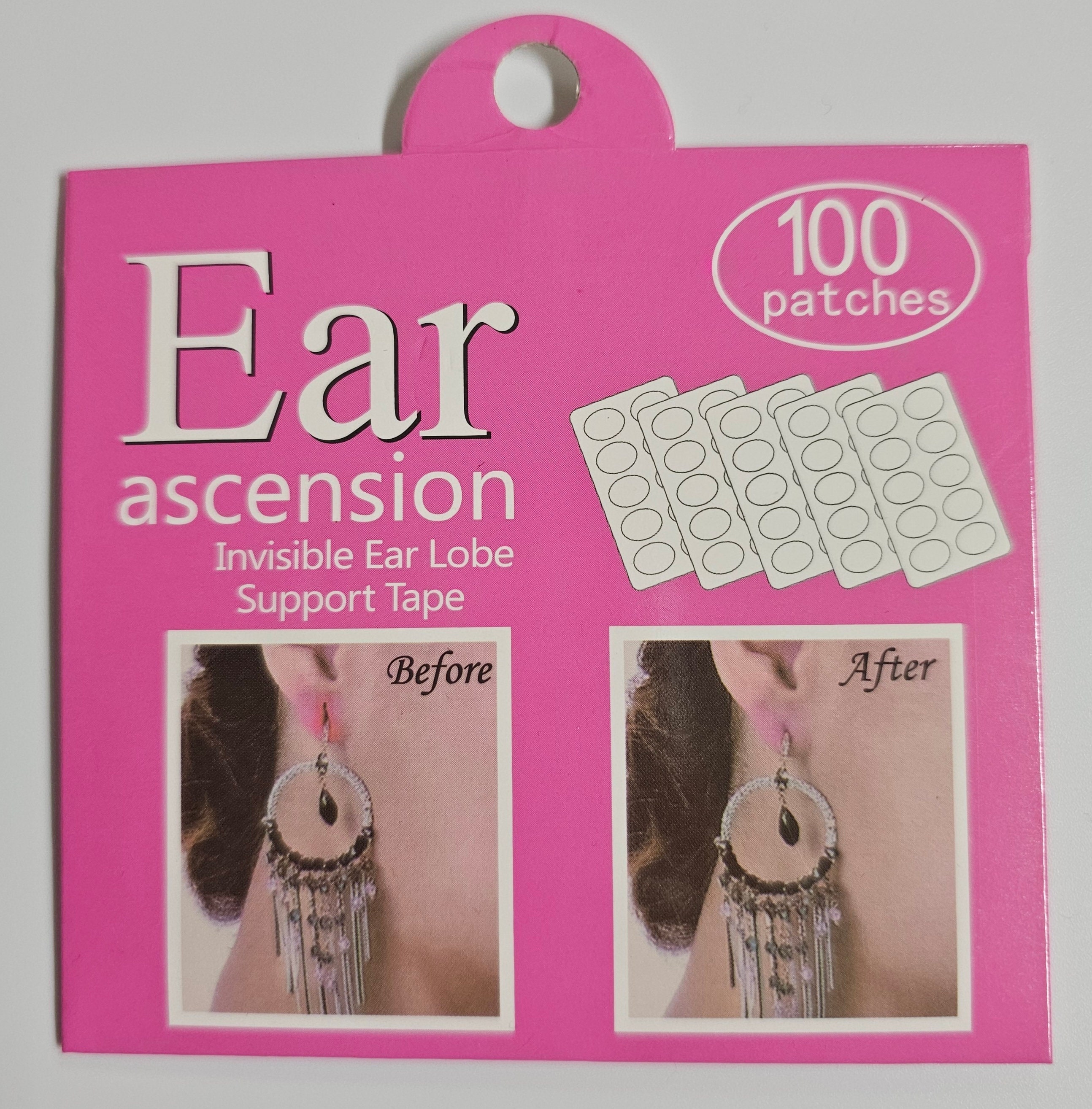 300pcs Invisible Earrings Stabilizers Earlobes Protective Waterproof Patches  Earrings Support Ear Patches For Earrings
