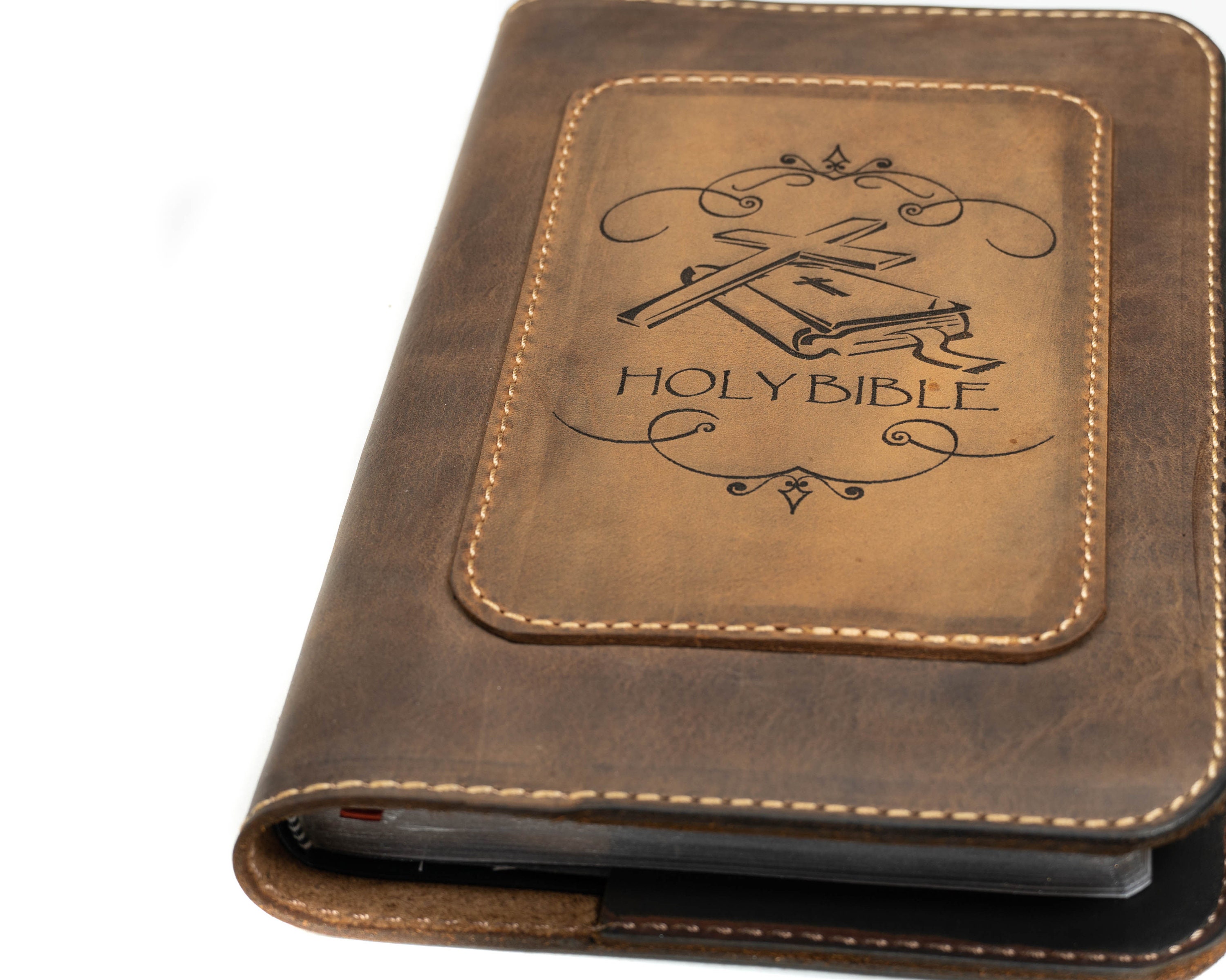 NIV Giant Print Bible, Full Grain Leather Bible, NIV Large Print Bible ...