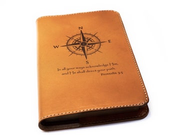 NLT Large Print Bible, Full Grain Cowhide Leather Bible,-NLT leather bible,NLT Bible,Personalized.