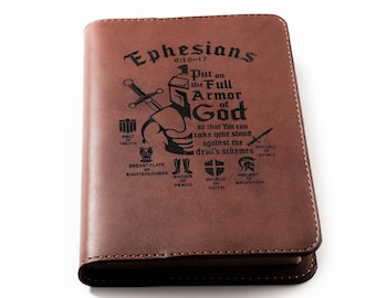 Biblia ESV de líneas finas, Biblia de piel de vaca de grano completo, Biblia hecha a mano, Biblia ESV.