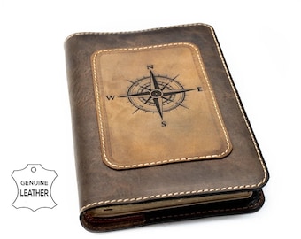 Biblia ESV de líneas finas, Biblia de piel de vaca de grano completo, Biblia hecha a mano, Biblia ESV.