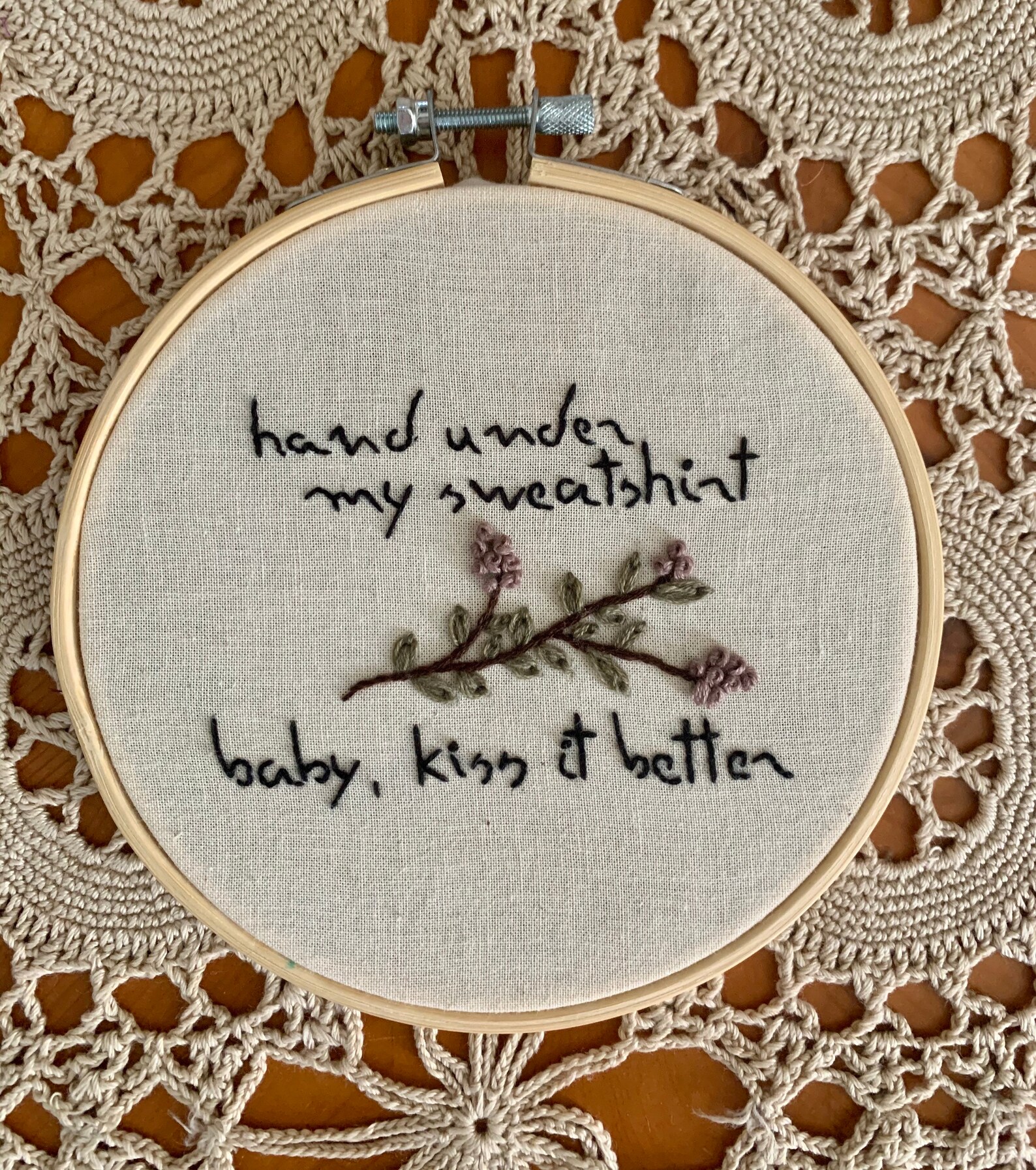 Taylor Swift Lyrics Cardigan Embroidery Etsy