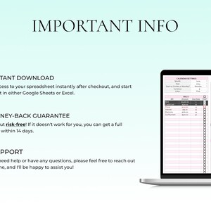 Fakturakalender Fakturaplanerare Utgiftsspårare Fakturaorganisatör Budgetkalkylblad Månadsfakturaspårare Finansiell planerare Google Sheets Excel bild 10