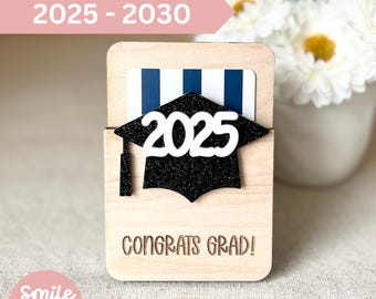 Congrats Grad Gift Card Holder SVG: Laser Cut File (Digital Download)