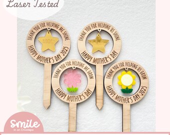 Mother's Day Plant Stick SVG Bundle: Laser Cut File (Digital Download)